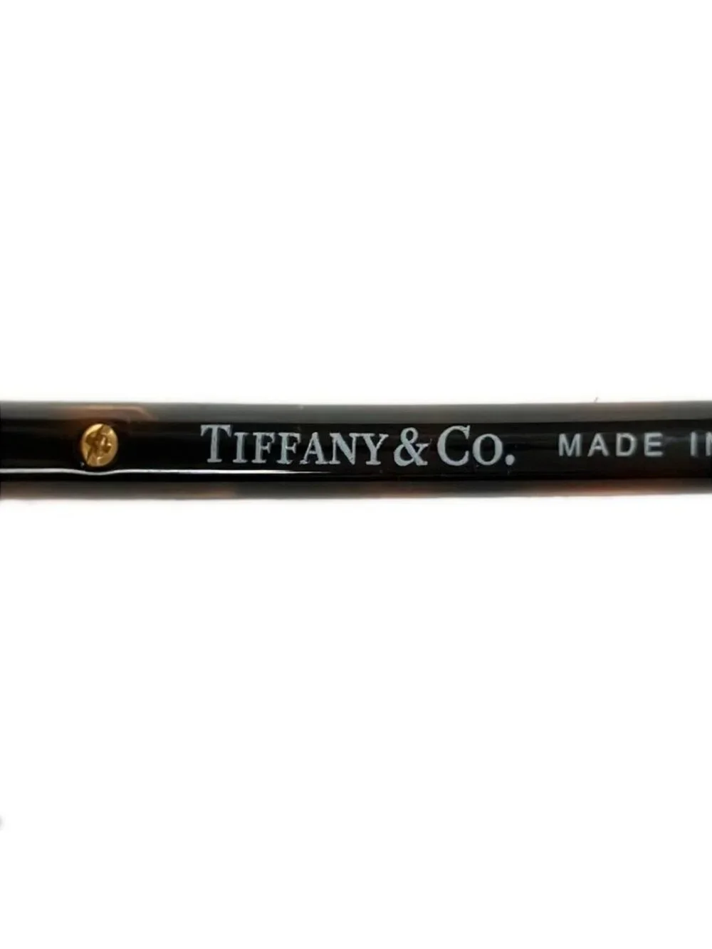 Tiffany & Co Sunglasses Dark Brown Gold Silver Eyewear